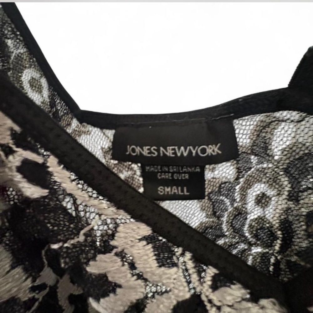 Vintage Jones New York Romantic Long Satin Sheer Lace Bust Intimate SZ SMALL - Picture 3 of 3
